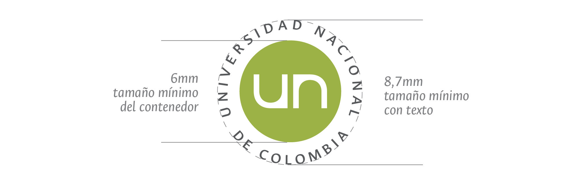 Tamaño mínimo del logotipo UN